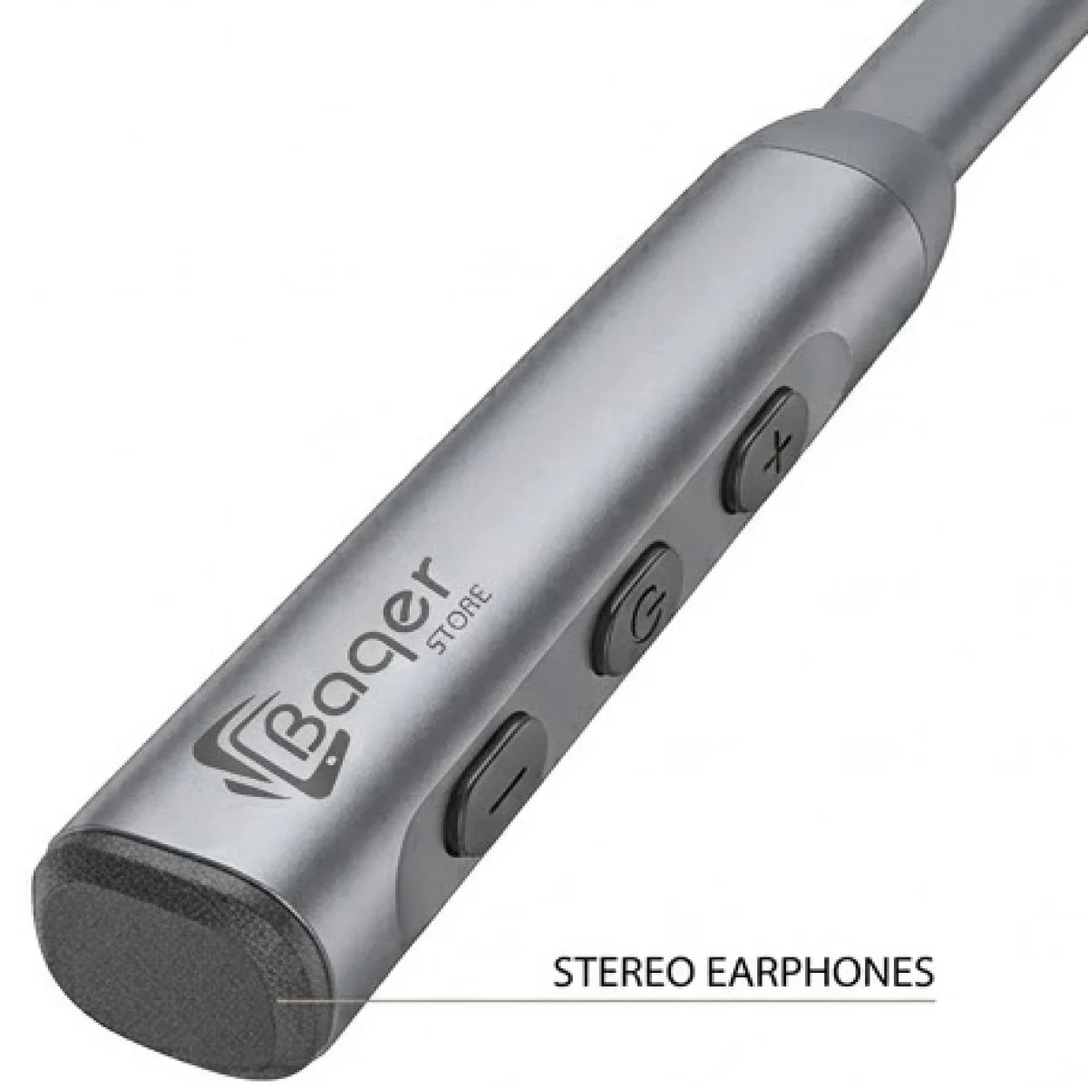 Baqer Wireless Neckband Earphones – Stereo Sound – Up to 12 Hours Playtime –B_036 - صورة 5