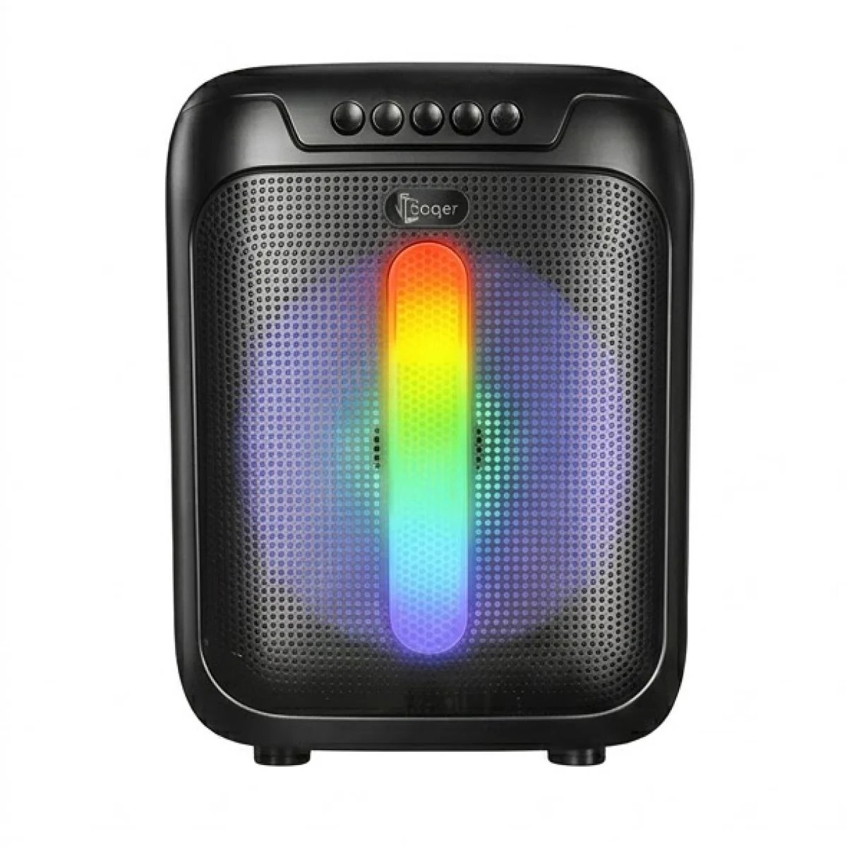 Baqer Portable Speaker with RGB Lighting – Powerful Sound & Modern Design –QL-614 - صورة 5