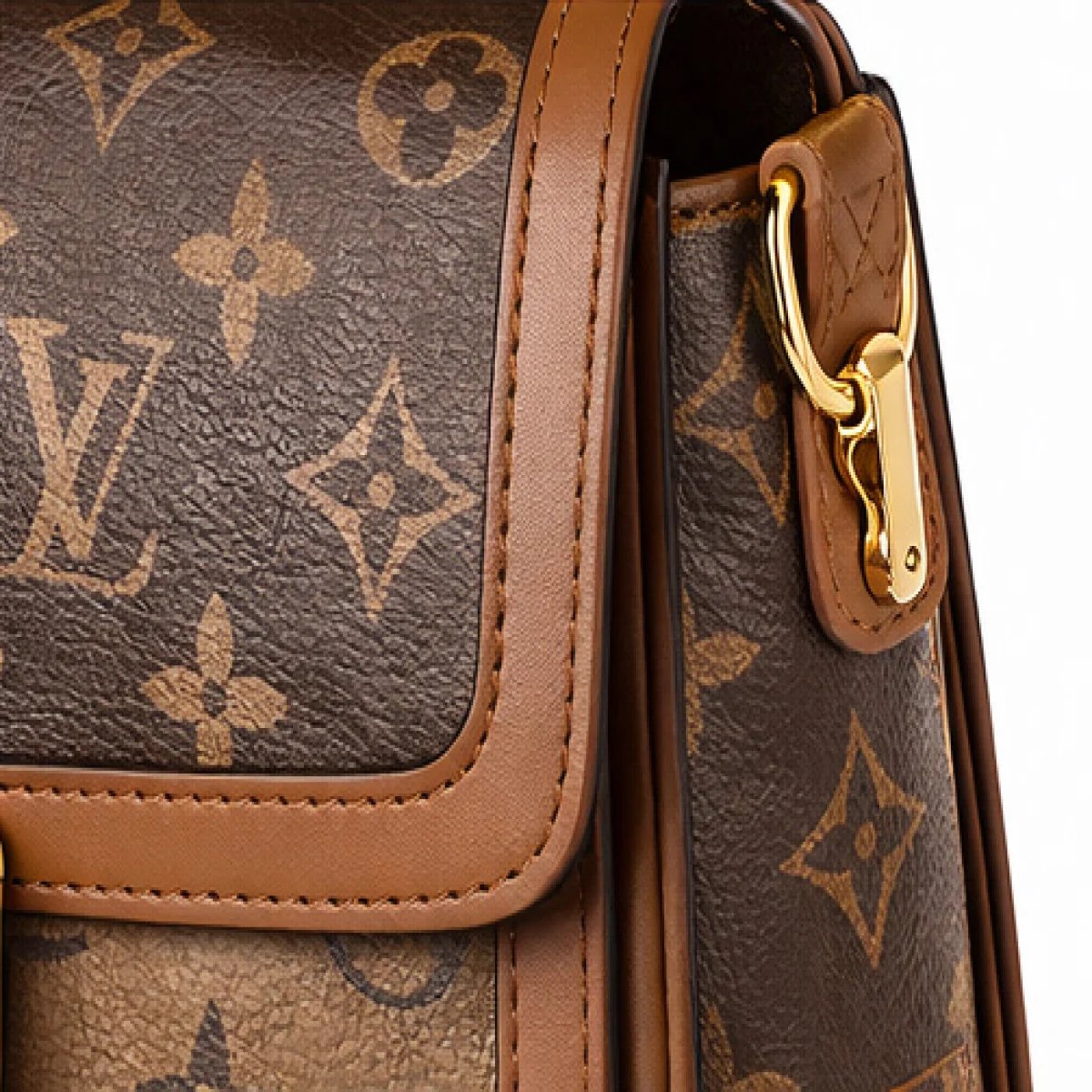 Louis Vuitton Monogram Dauphine Style Crossbody Bag – Brown Edition - صورة 6