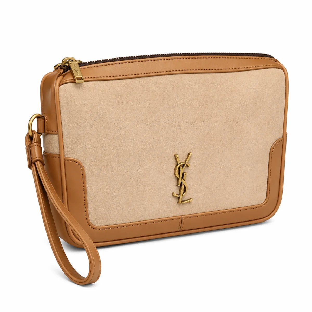 كلتش جلد بتصميم YSL – أناقة فاخرة - صورة 3