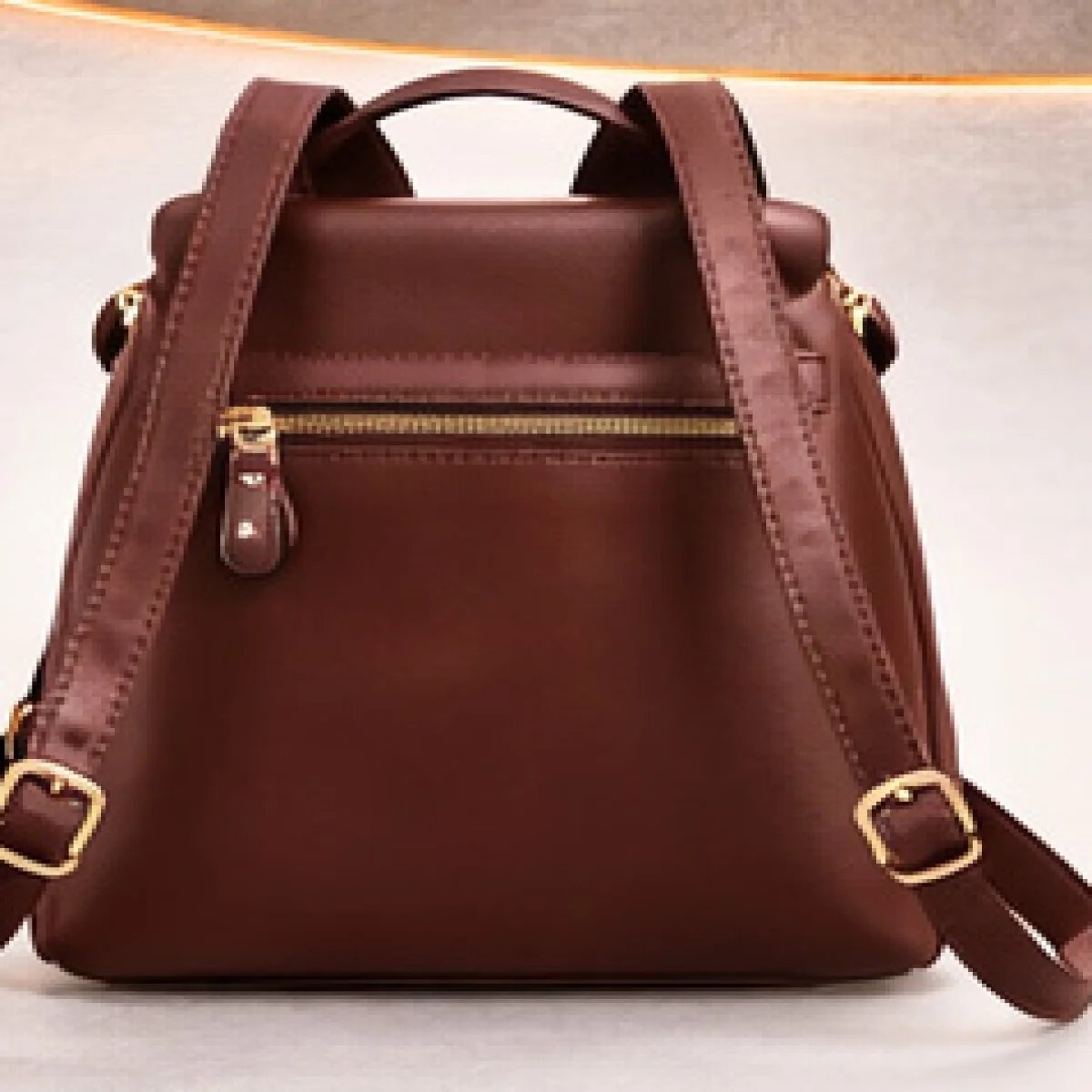 Loewe Drawstring Leather Backpack - صورة 5