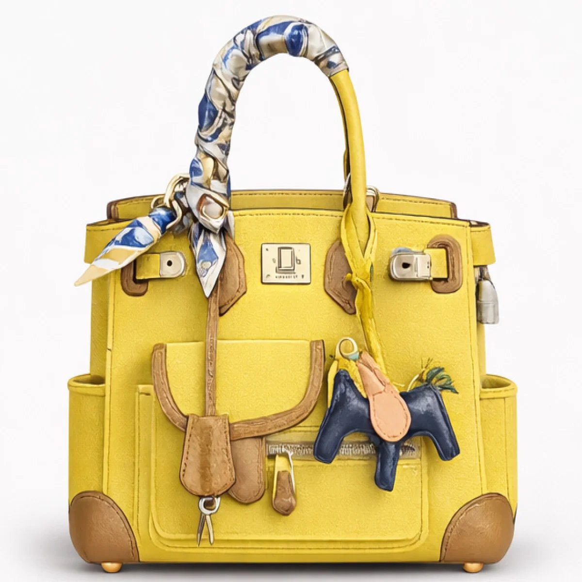 Hermès Birkin Style Mini Handbag - صورة 13