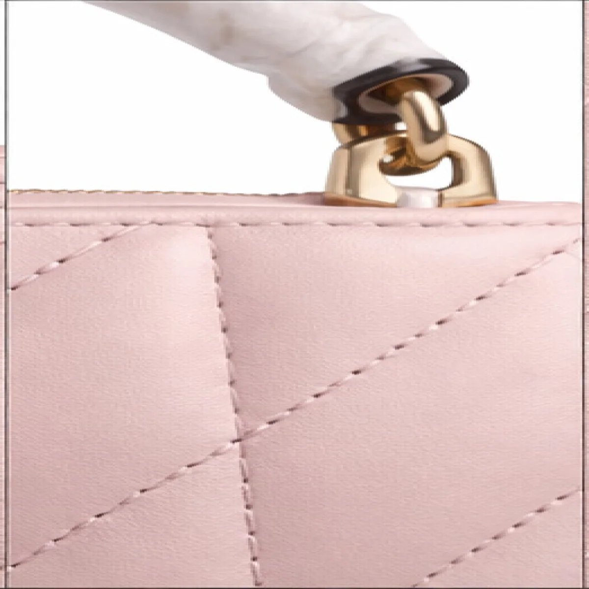 Coach Quilted Leather Top Handle Bag - صورة 3