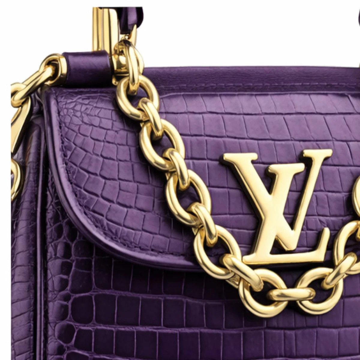 Louis Vuitton Capucines Mini Crocodile Embossed Bag - صورة 8