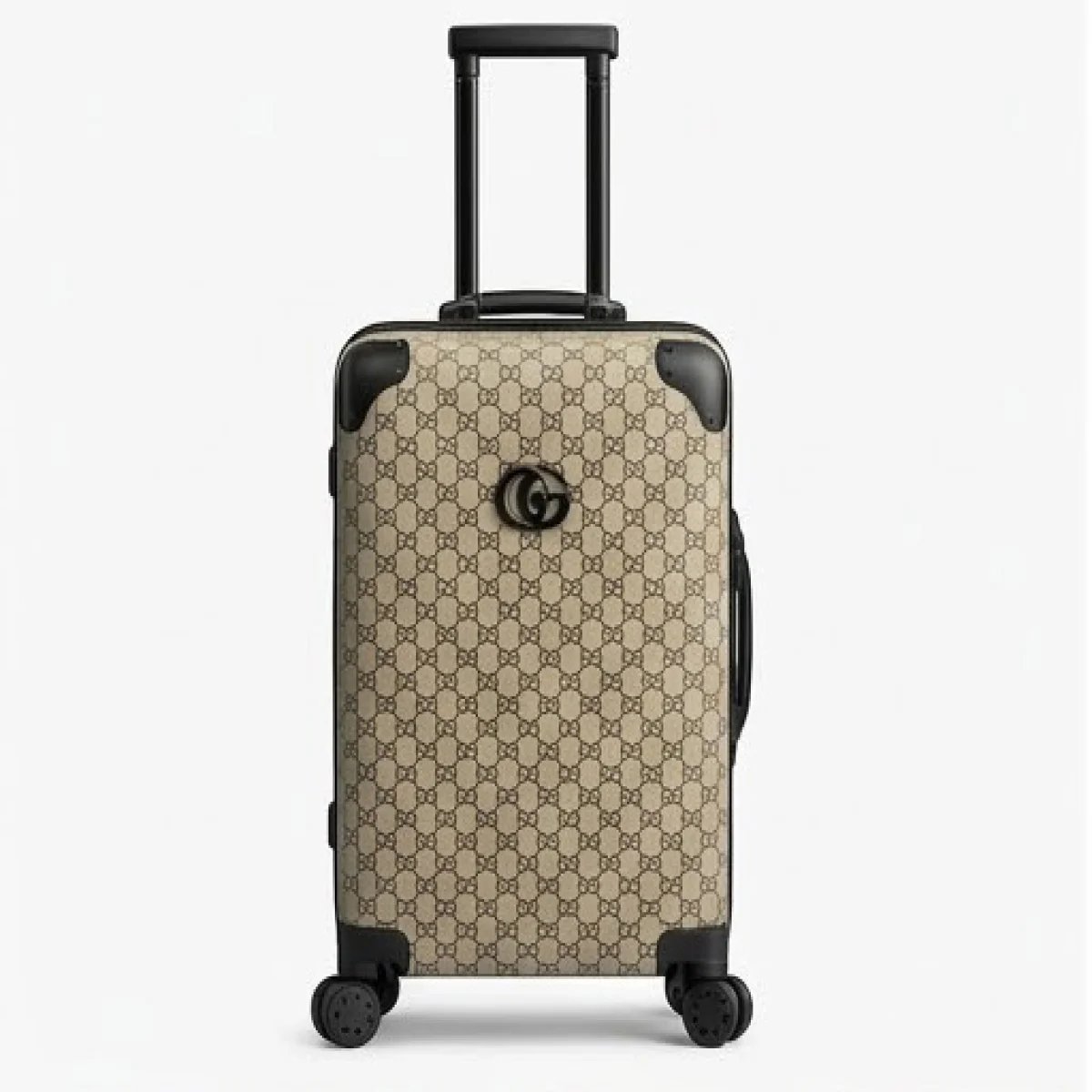 Gucci – GG Supreme Rolling Travel Suitcase Classic Edition - صورة 6