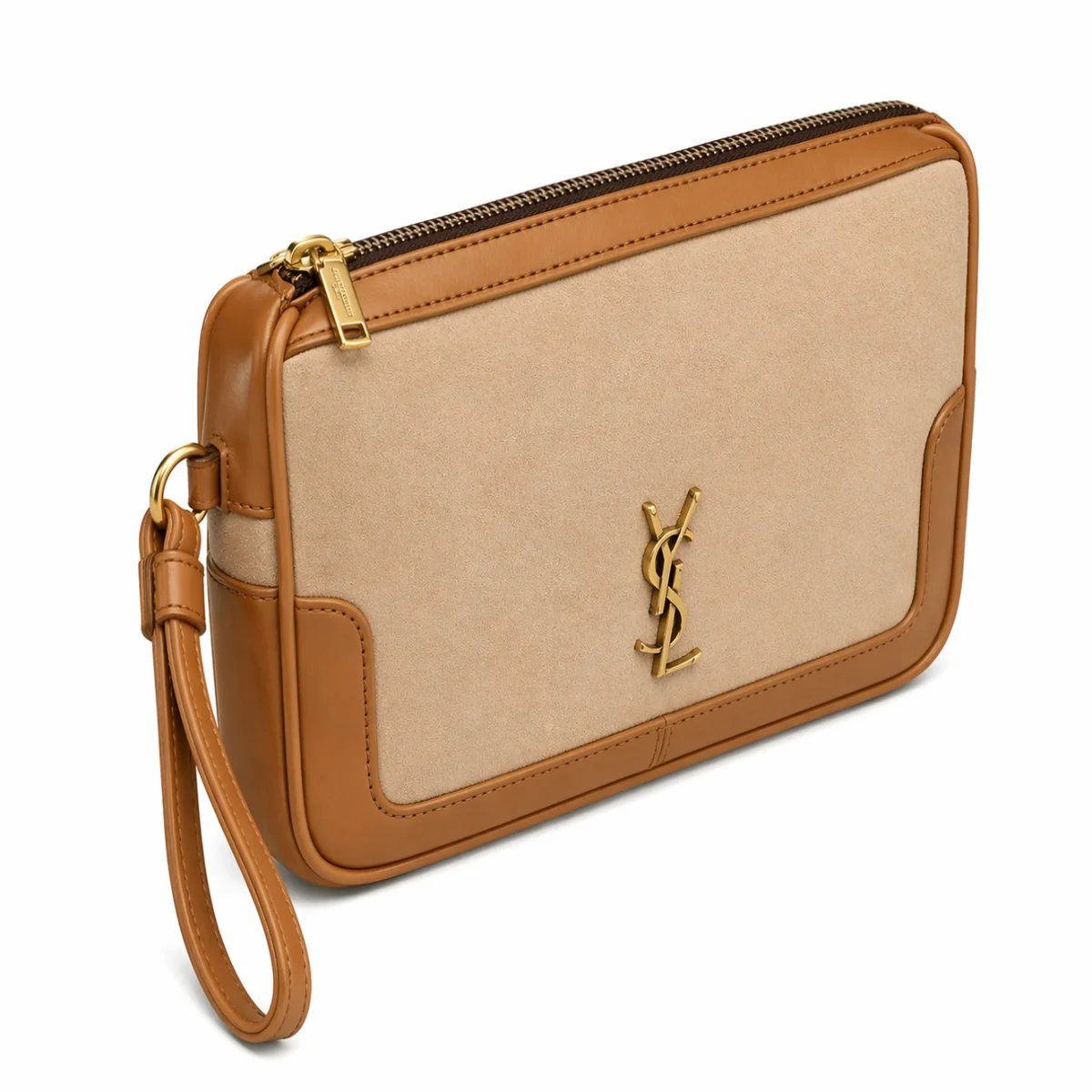 كلتش جلد بتصميم YSL – أناقة فاخرة - صورة 2