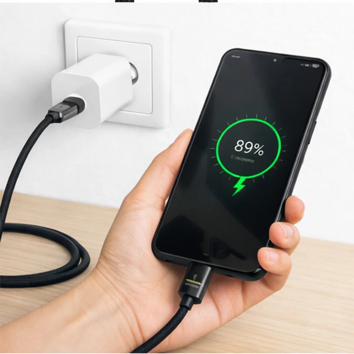 Baqer USB to USB-C 3A Fast Charging Cable –TD_CA103 - صورة 2