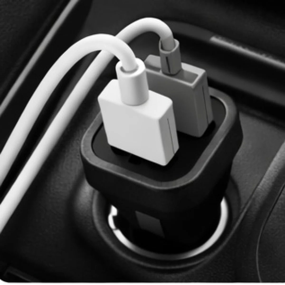 Baqer Car Charger 30W PD + 25W USB Fast Charging (PD/QC) –BC_168 - صورة 3