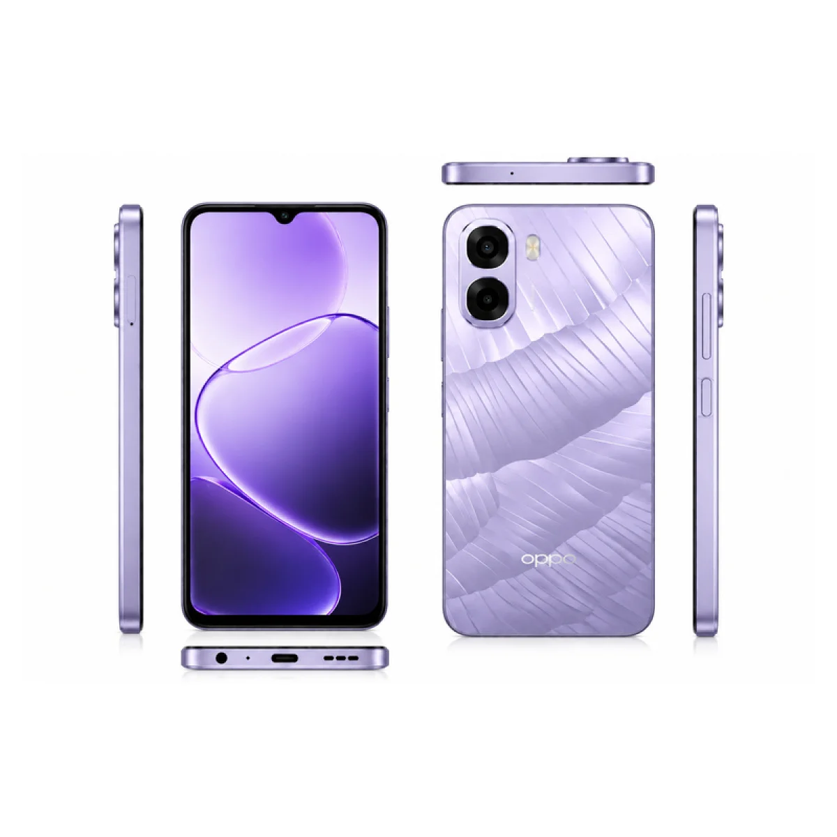 أوبو أي 6 إكس 5 جي (OPPO A6x 5G Smartphone - 4GB RAM / 256GB Storage) بنفسجي — صورة 3