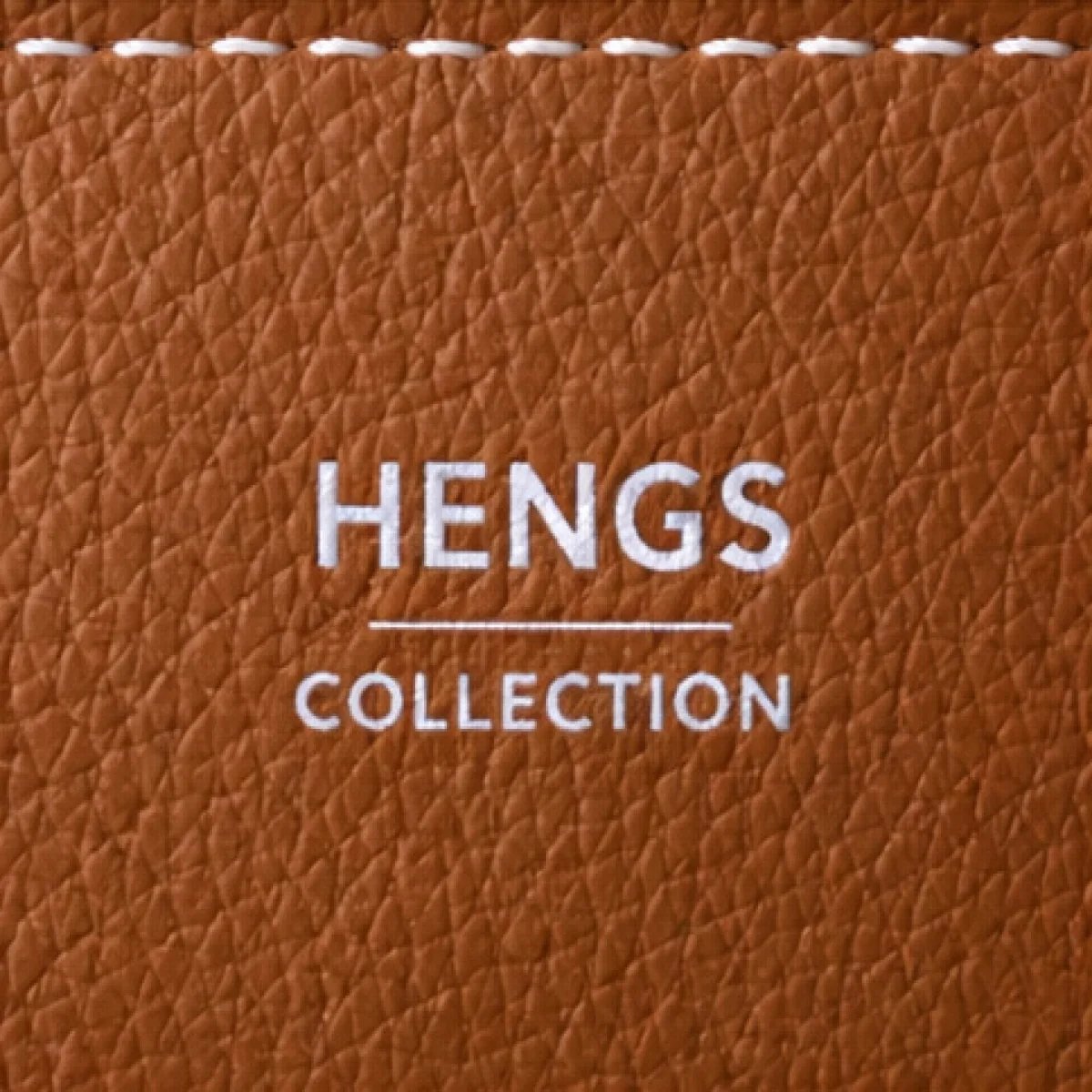 Hermès – Leather Zip Clutch Pouch – Brown Edition - صورة 2