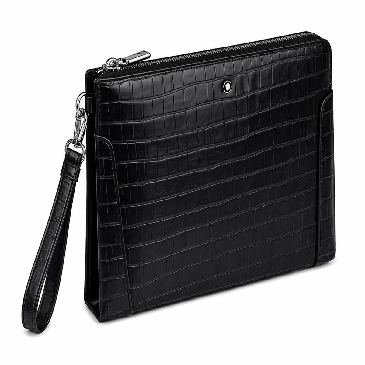 كلتش جلد بنقشة التمساح – ستايل Montblanc - صورة 2