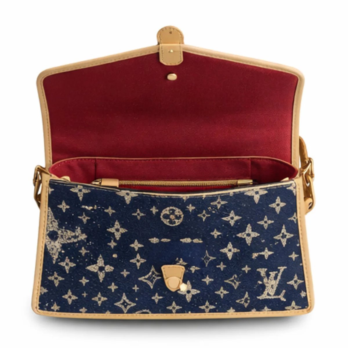 : Louis Vuitton Monogram Denim Shoulder Bag - صورة 4