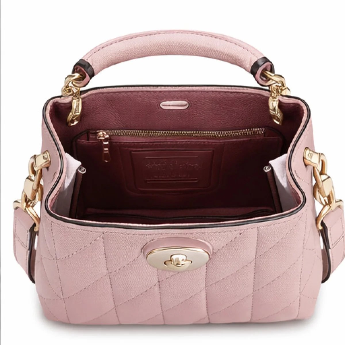 Coach Quilted Leather Top Handle Bag - صورة 5
