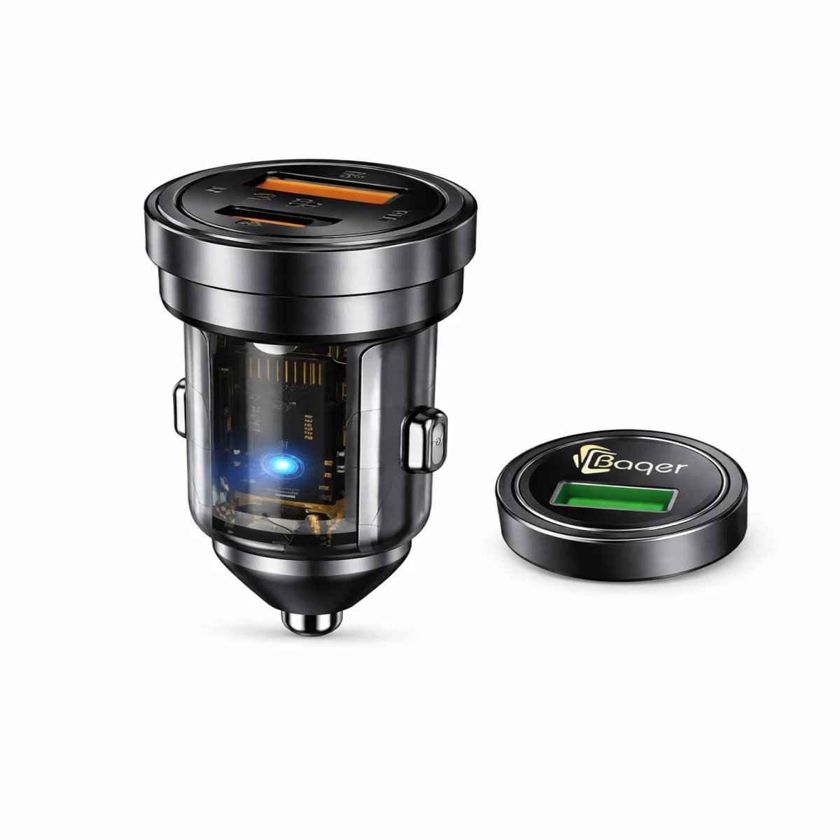 شاحن سيارة سريع 55 واط (3.0 Power) – Baqer Store - صورة 2