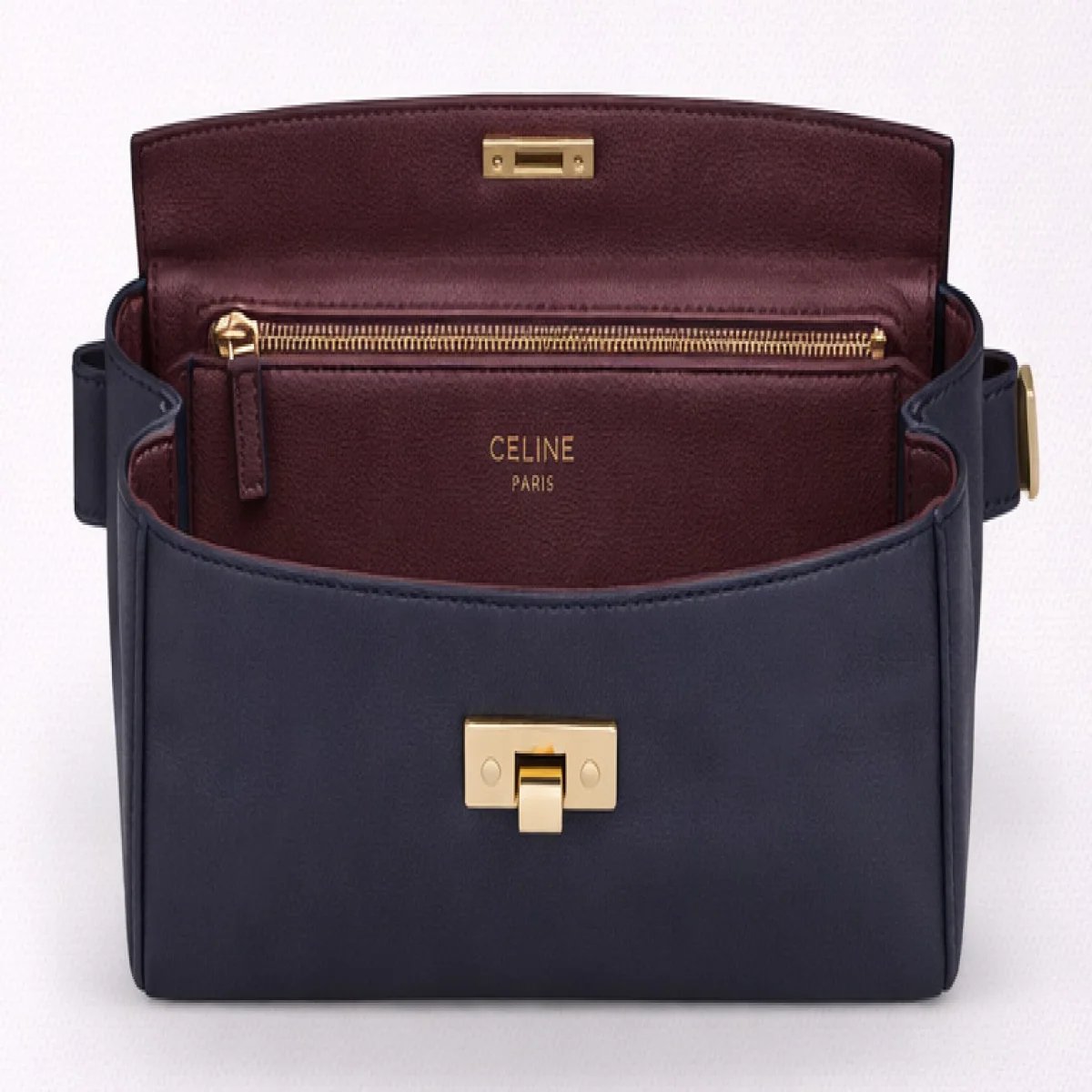 CELINE Triomphe Canvas Top Handle Bag - صورة 5