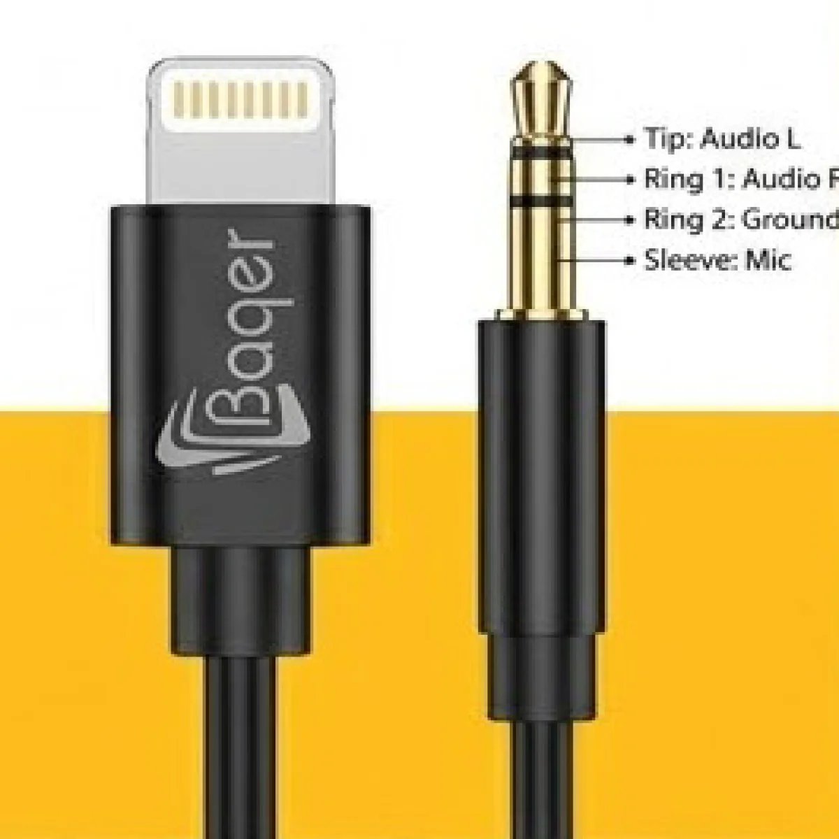 A40-Baqer Adapter Cable AUX to Lightning - صورة 4