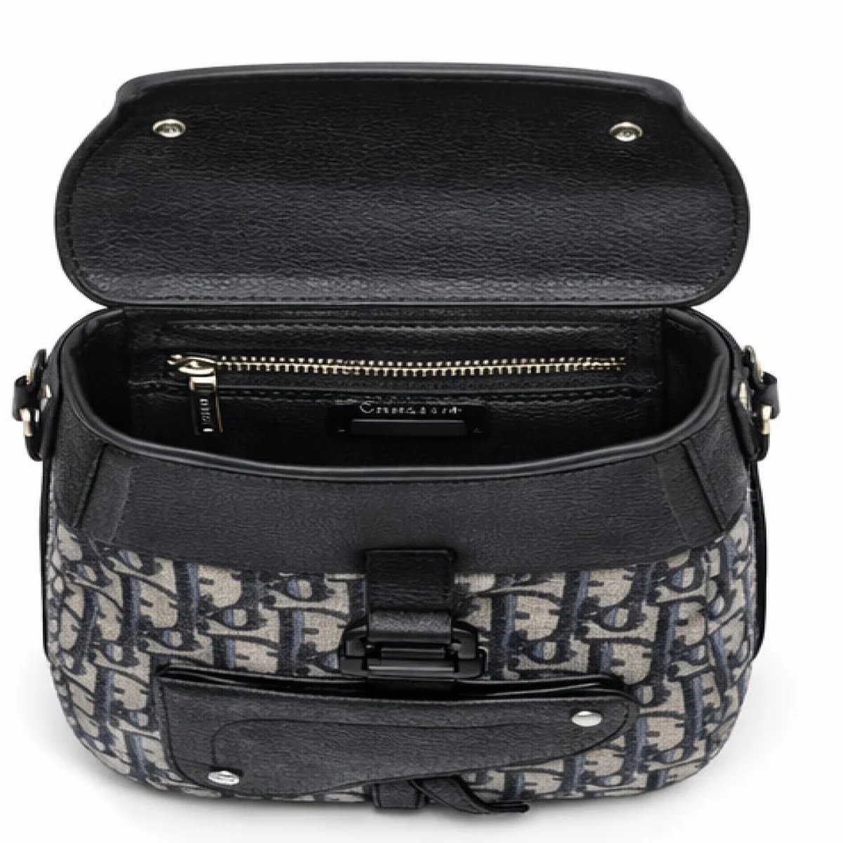 Christian Dior Oblique Mini Backpack – Black Edition - صورة 10