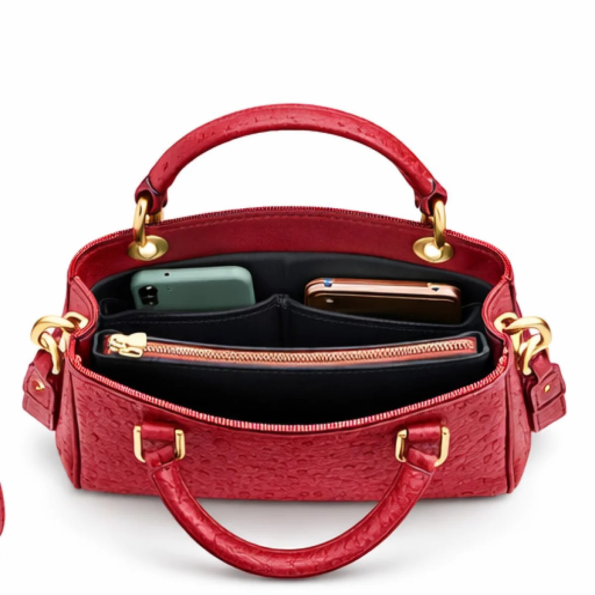 Louis Vuitton Capucines Mini Ostrich Leather Bag - صورة 6