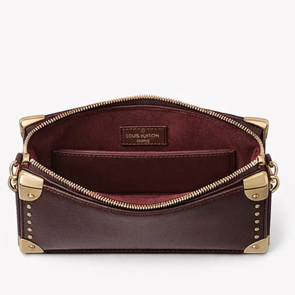 Louis Vuitton Trunk Style Clutch Bag – Brown Leather Edition - صورة 4