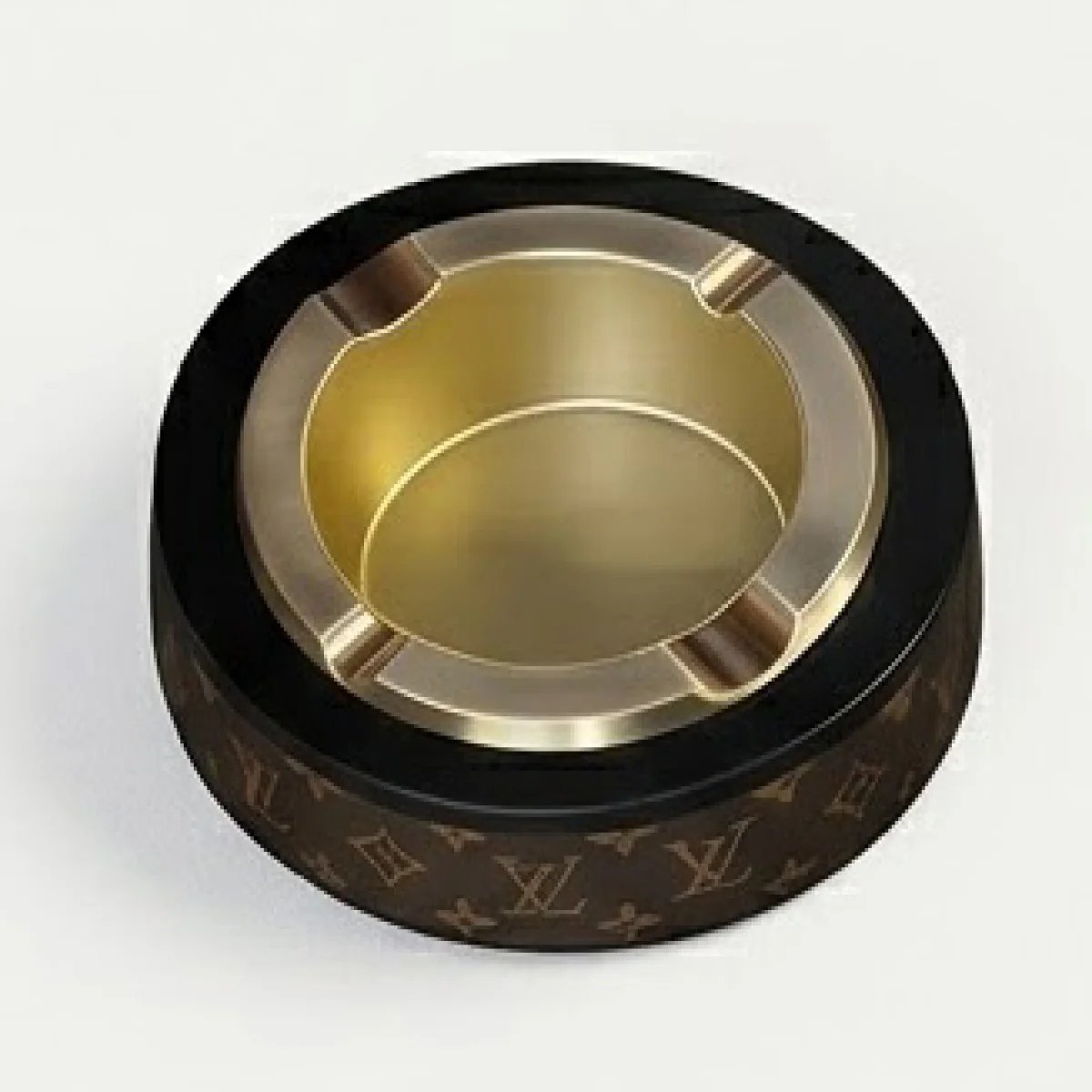 LOUIS VUITTON – Luxury Monogram Ashtray - صورة 5