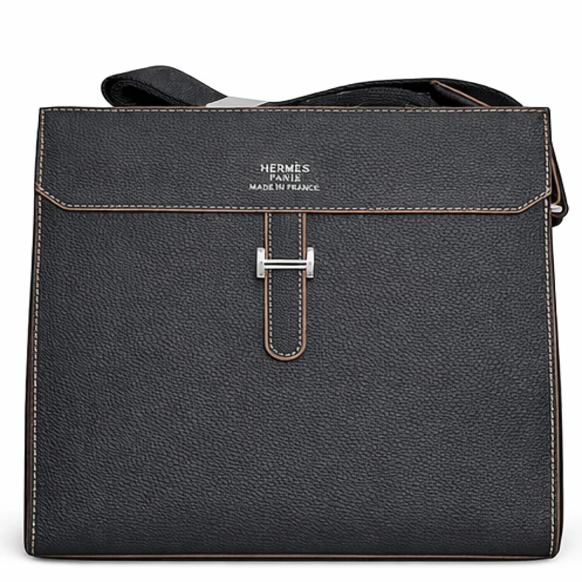 Hermès Herbag Zip Cabas – Black Edition - صورة 11