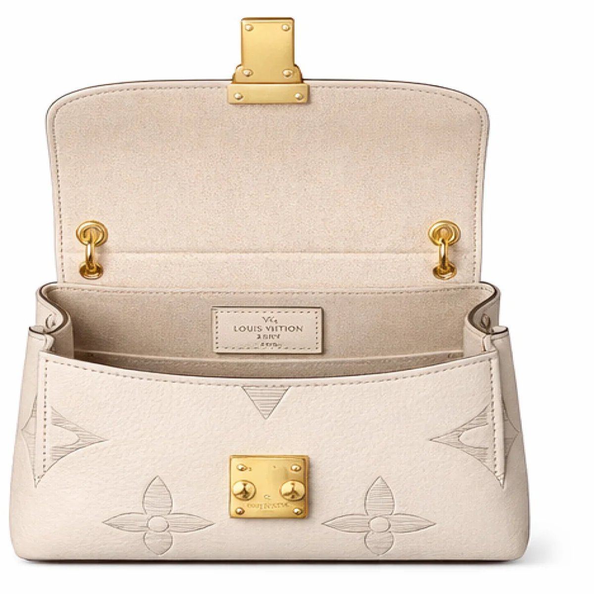 Louis Vuitton Monogram Lock Top Handle Bag – Cream Edition - صورة 5