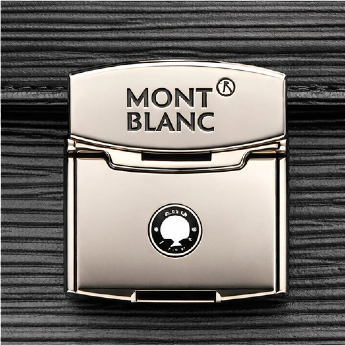 Montblanc – Meisterstück Leather Flap Clutch – Black Edition - صورة 2