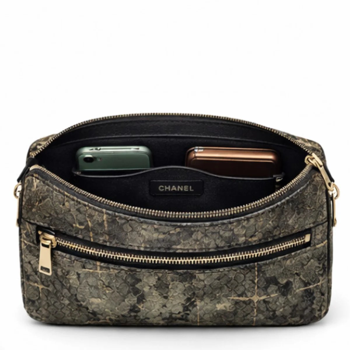 Chanel Vintage Python Classic Flap Bag - صورة 4