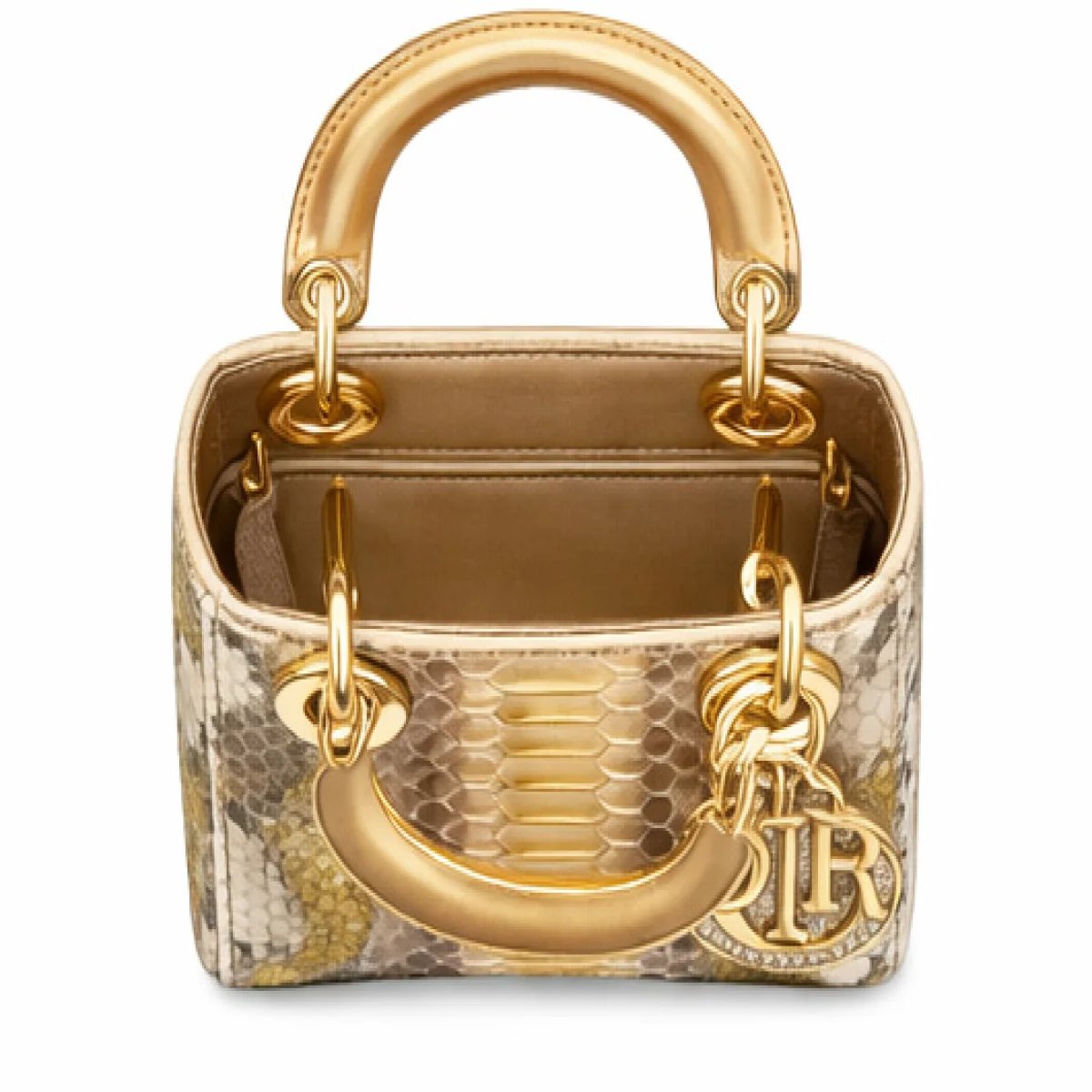 Dior Lady Mini Bag – Python Metallic Edition - صورة 10