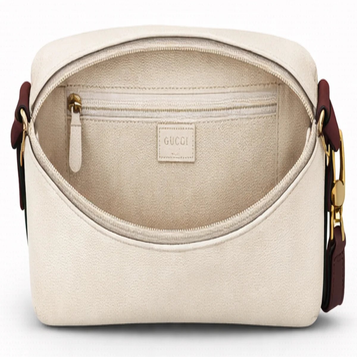 Gucci Ophidia Web Stripe Leather Belt Bag - صورة 10