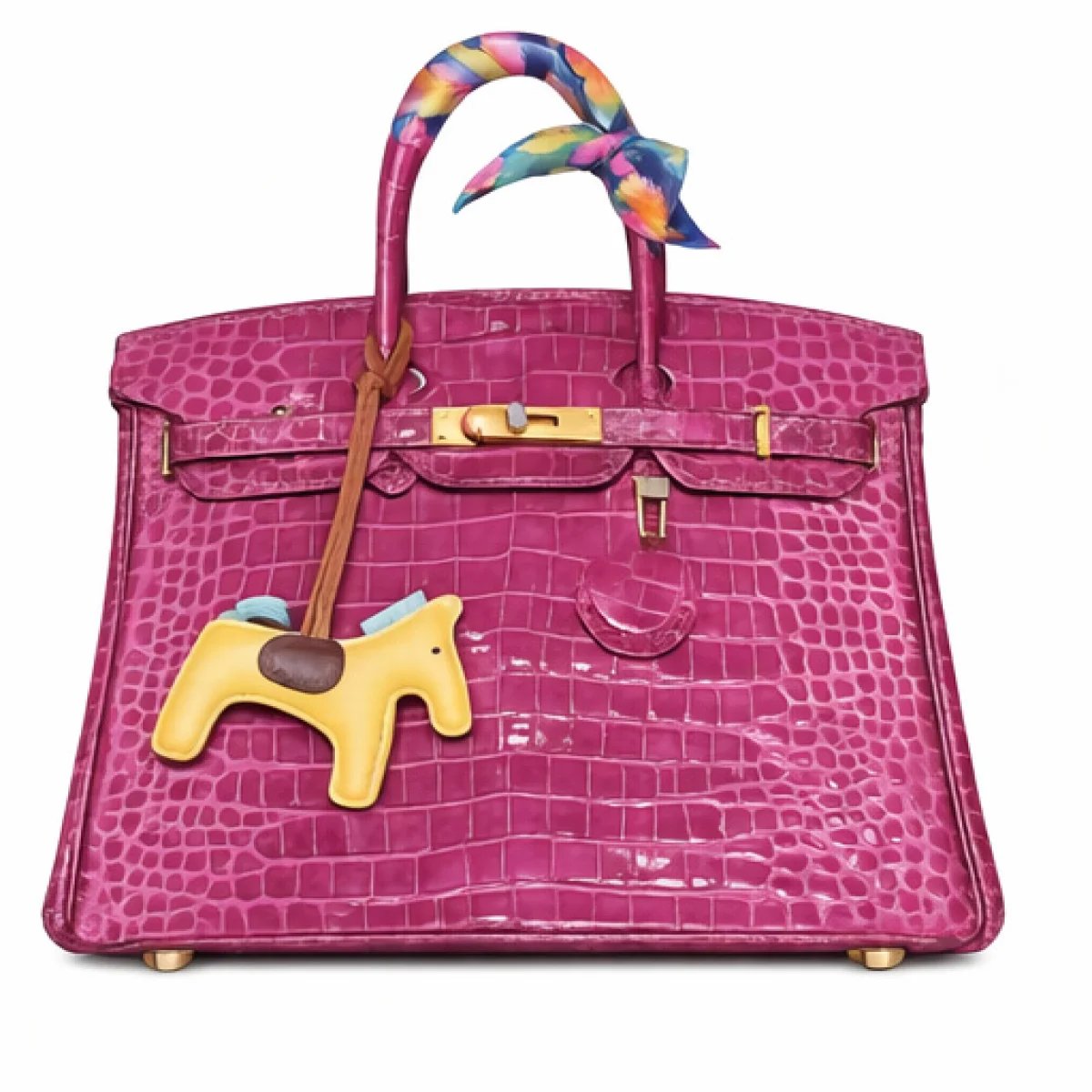Hermès Birkin Crocodile Pink Edition - صورة 5