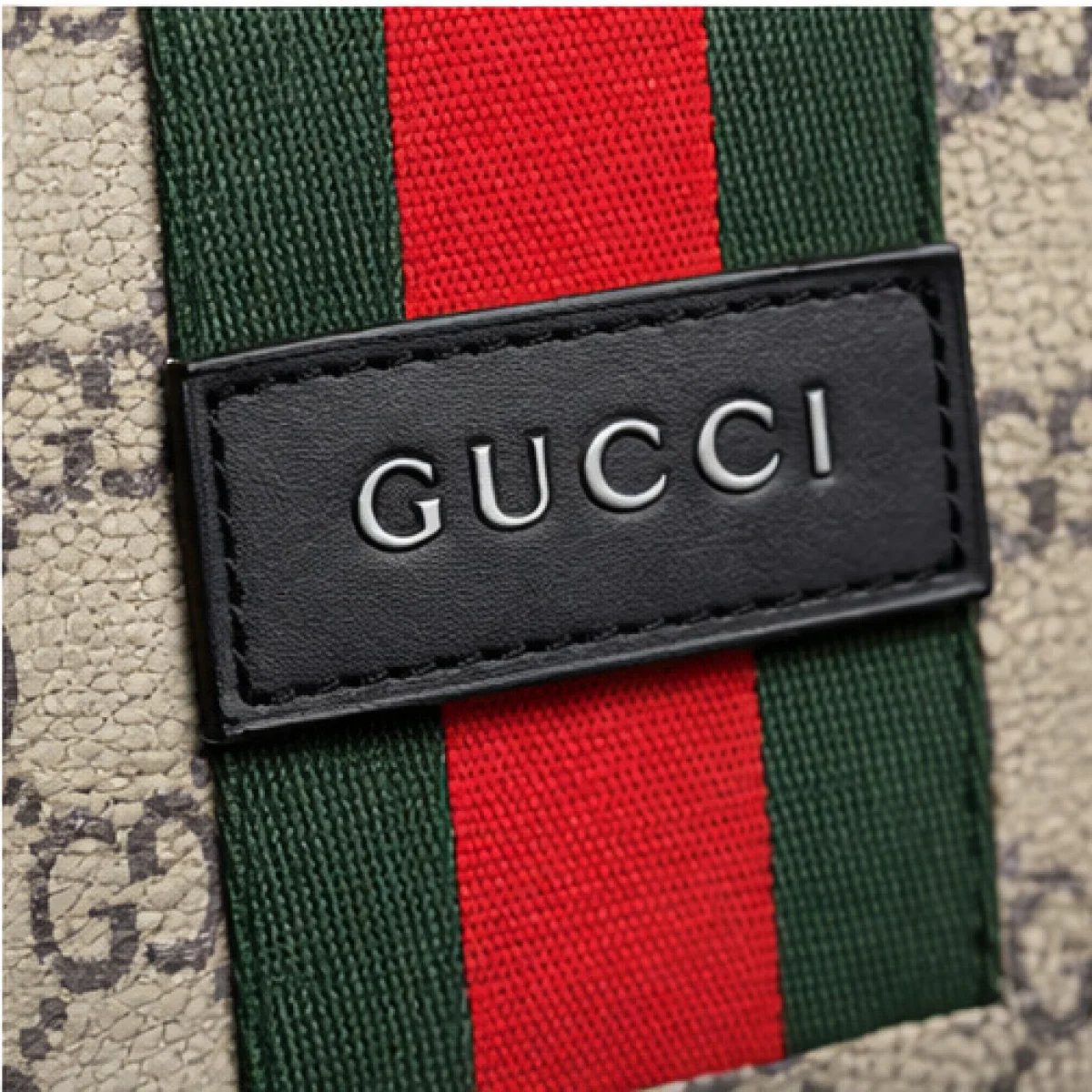 Gucci GG Supreme Messenger Bag with Web Stripe - صورة 2