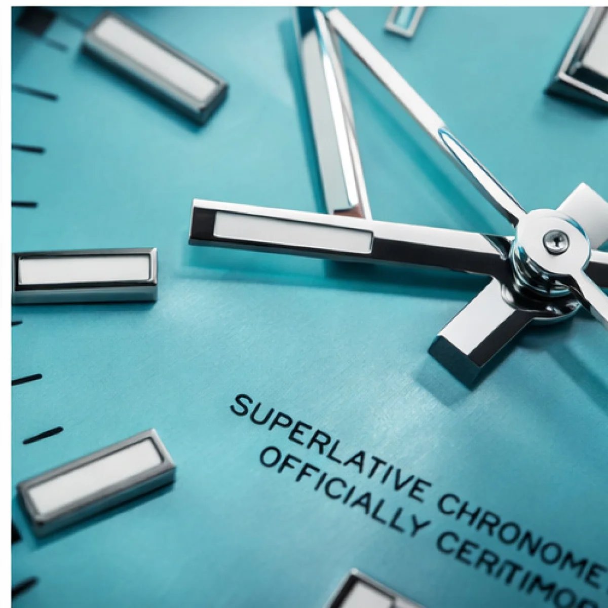 Rolex Oyster Perpetual Turquoise Blue - صورة 10