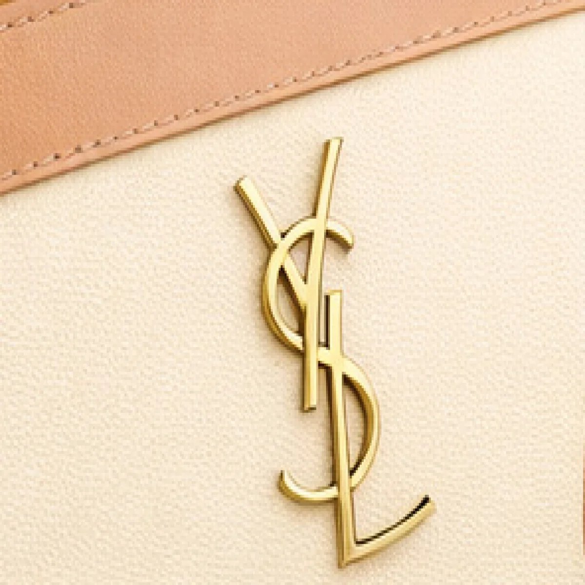 Saint Laurent – Le 5 à 7 Shoulder Bag – Beige & Tan Edition - صورة 2