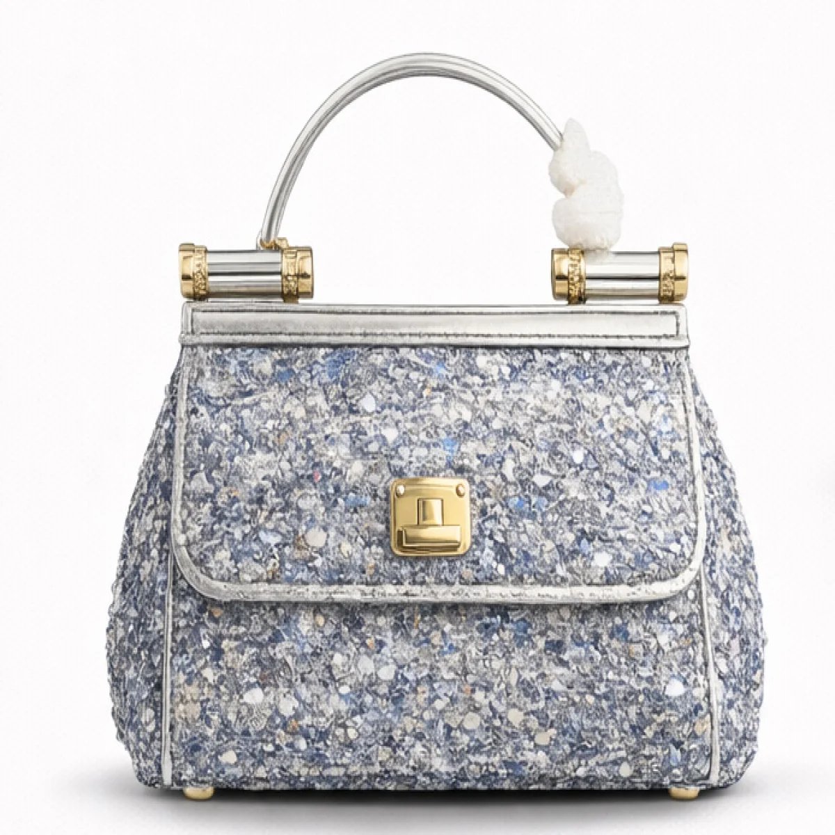 Dolce & Gabbana Glitter Top Handle Mini Bag - صورة 11