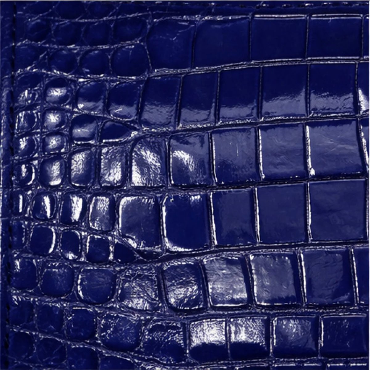 Dolce & Gabbana Crocodile Embossed Top Handle Bag – Royal Blue Edition - صورة 2