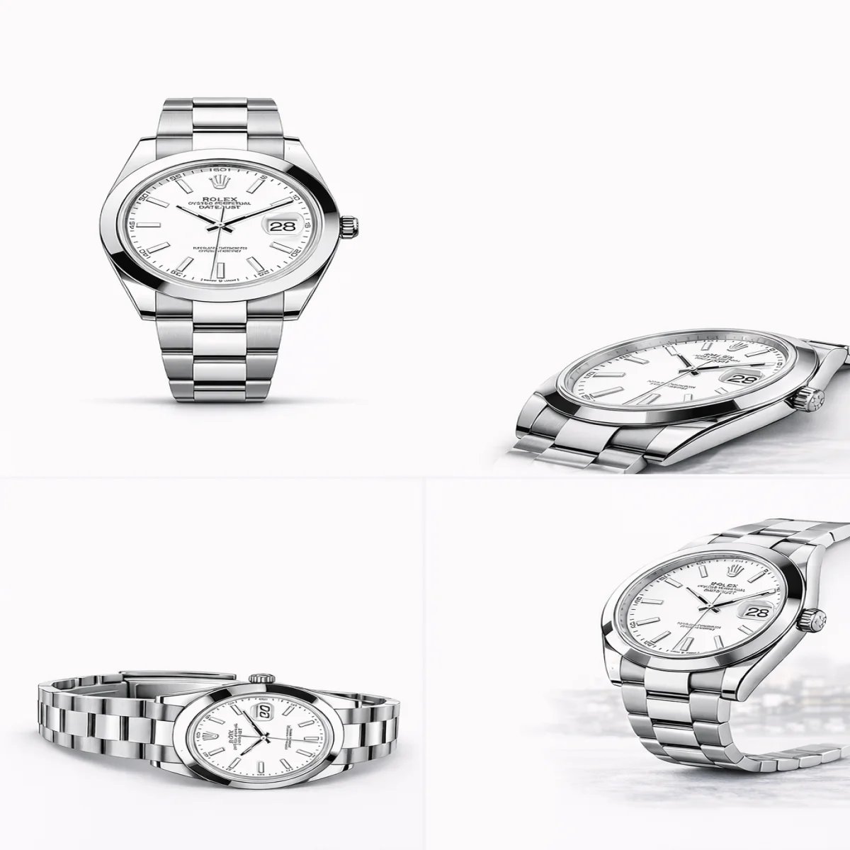 ساعة  Rolex Datejust 41 Oystersteel White Dial - صورة 2