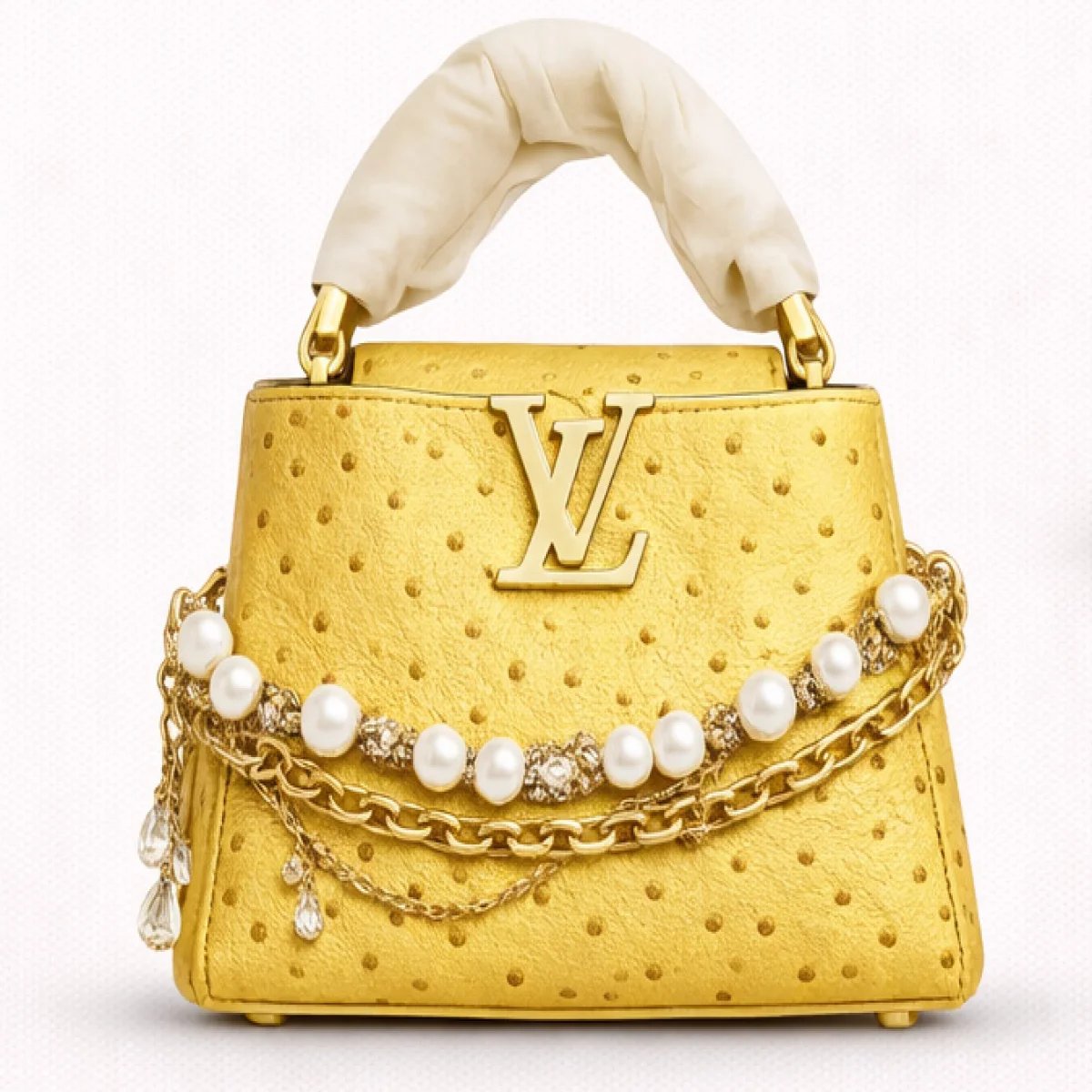 Louis Vuitton Capucines Mini Embellished Top Handle Bag - صورة 6