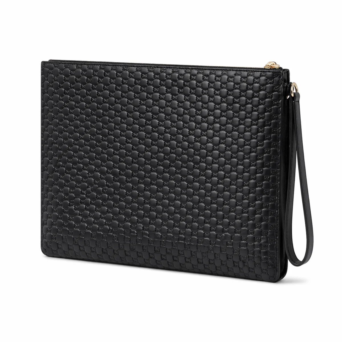 كلتش جلد بنقشة منسوجة (ستايل بوتيغا) - صورة 3