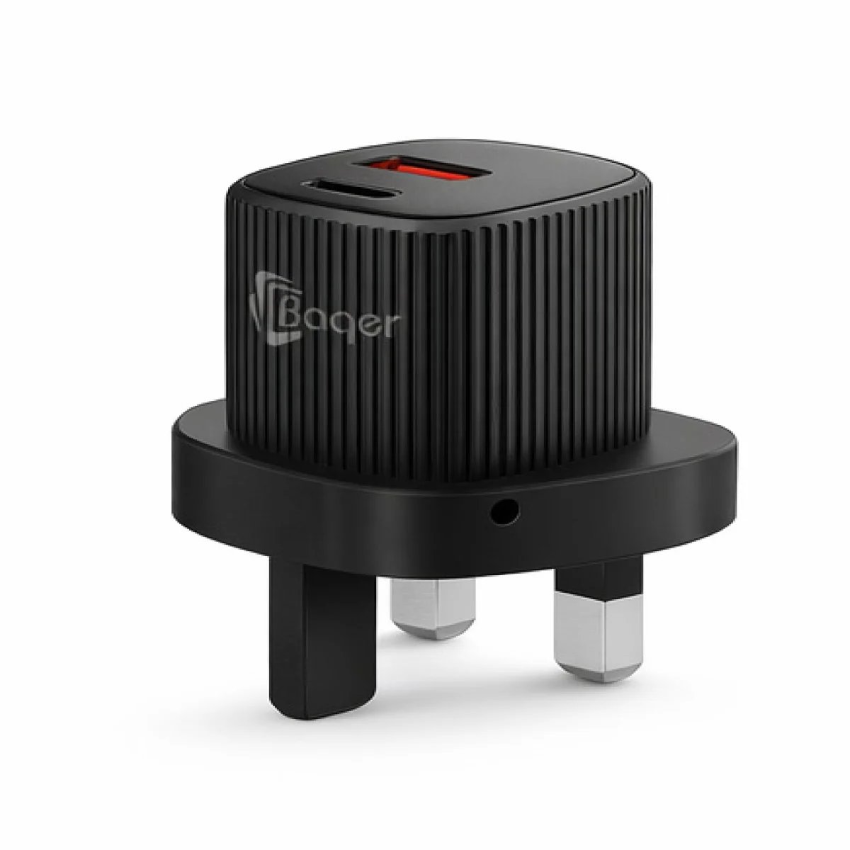 Baqer 25W Fast Wall Charger (PD/QC) – Black Design –BC_243 - صورة 4