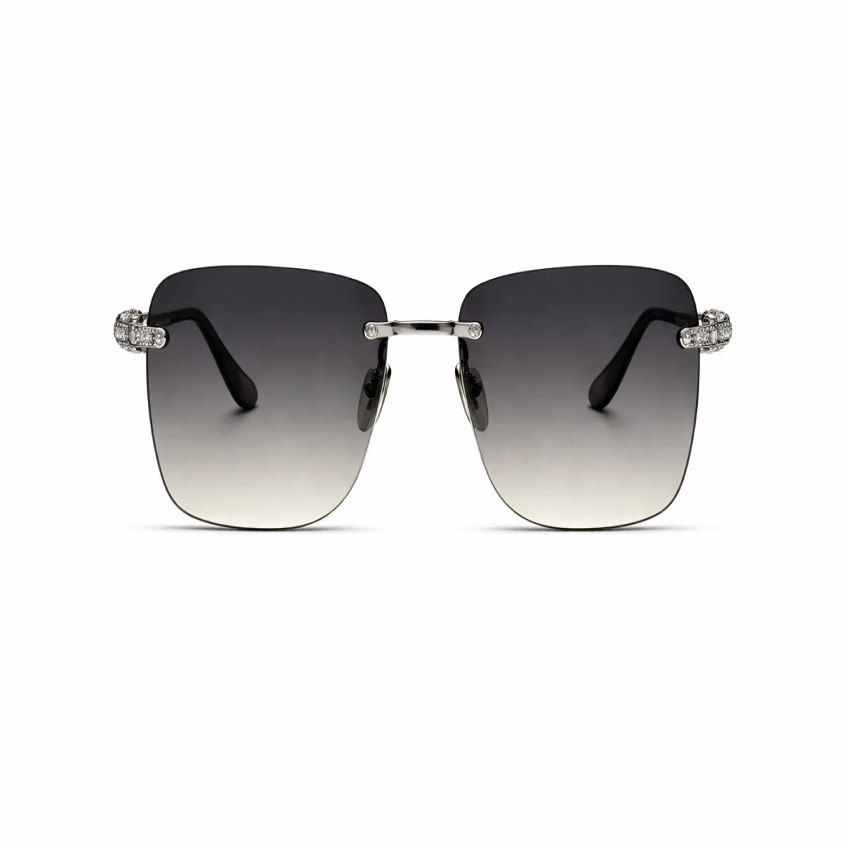 نظارة Chrome Hearts Style Rimless - صورة 3