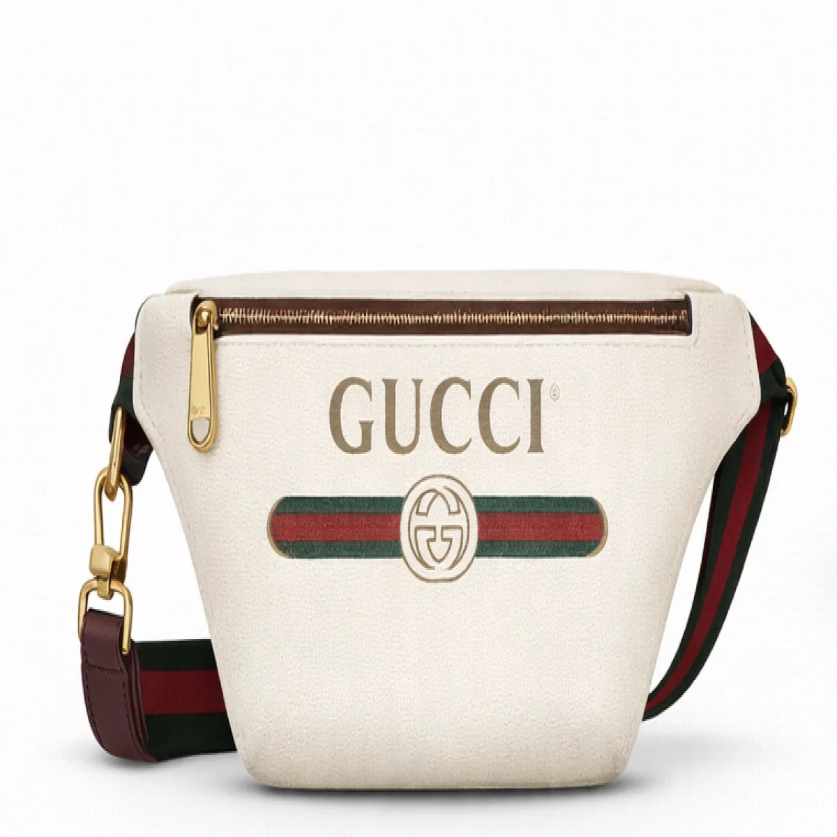 Gucci Ophidia Web Stripe Leather Belt Bag - صورة 6