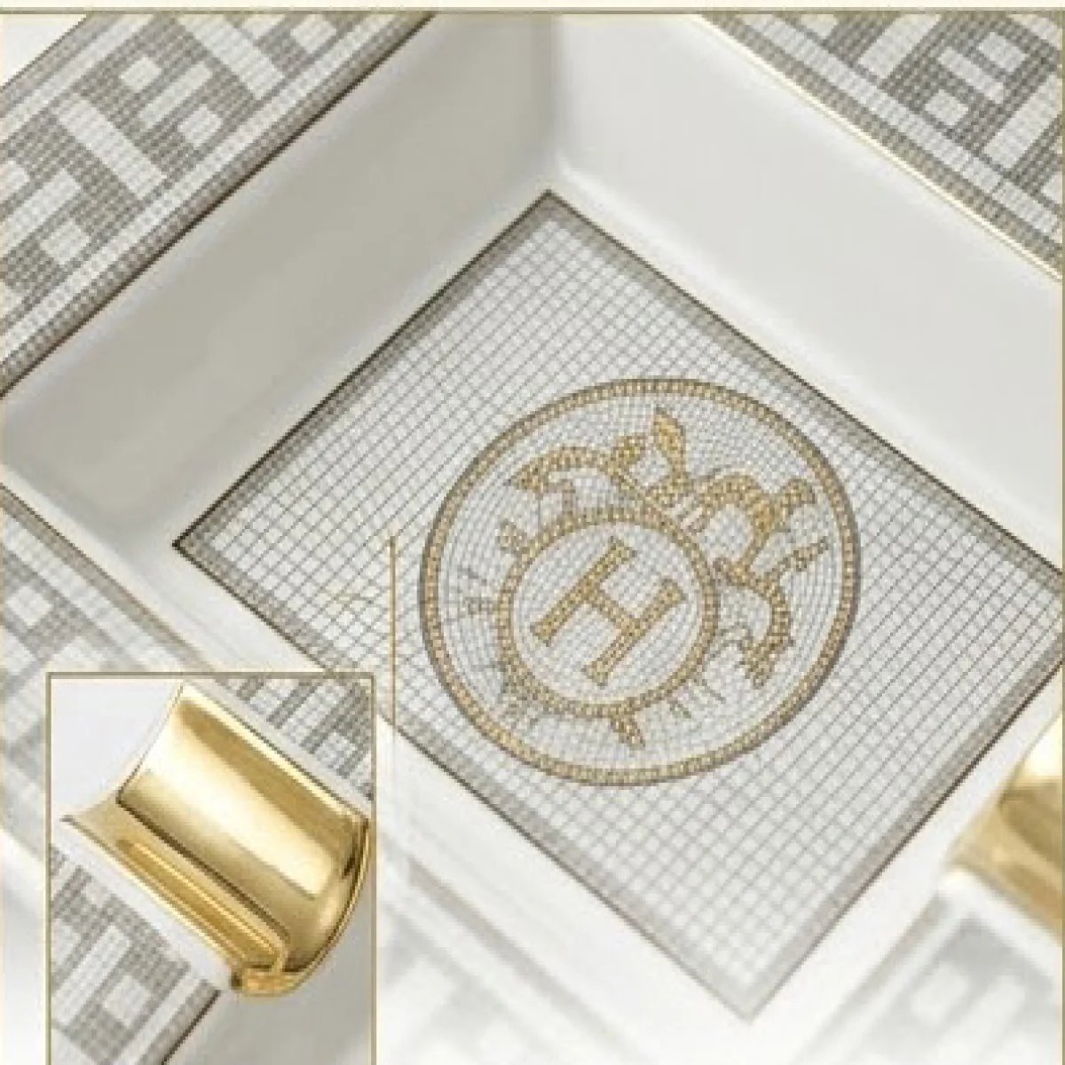 HERMÈS – Luxury Classic Serving Dish - صورة 4