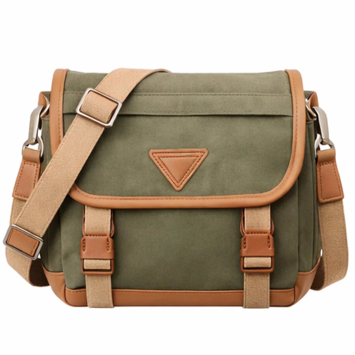 Prada Utility Canvas Messenger Bag - صورة 9