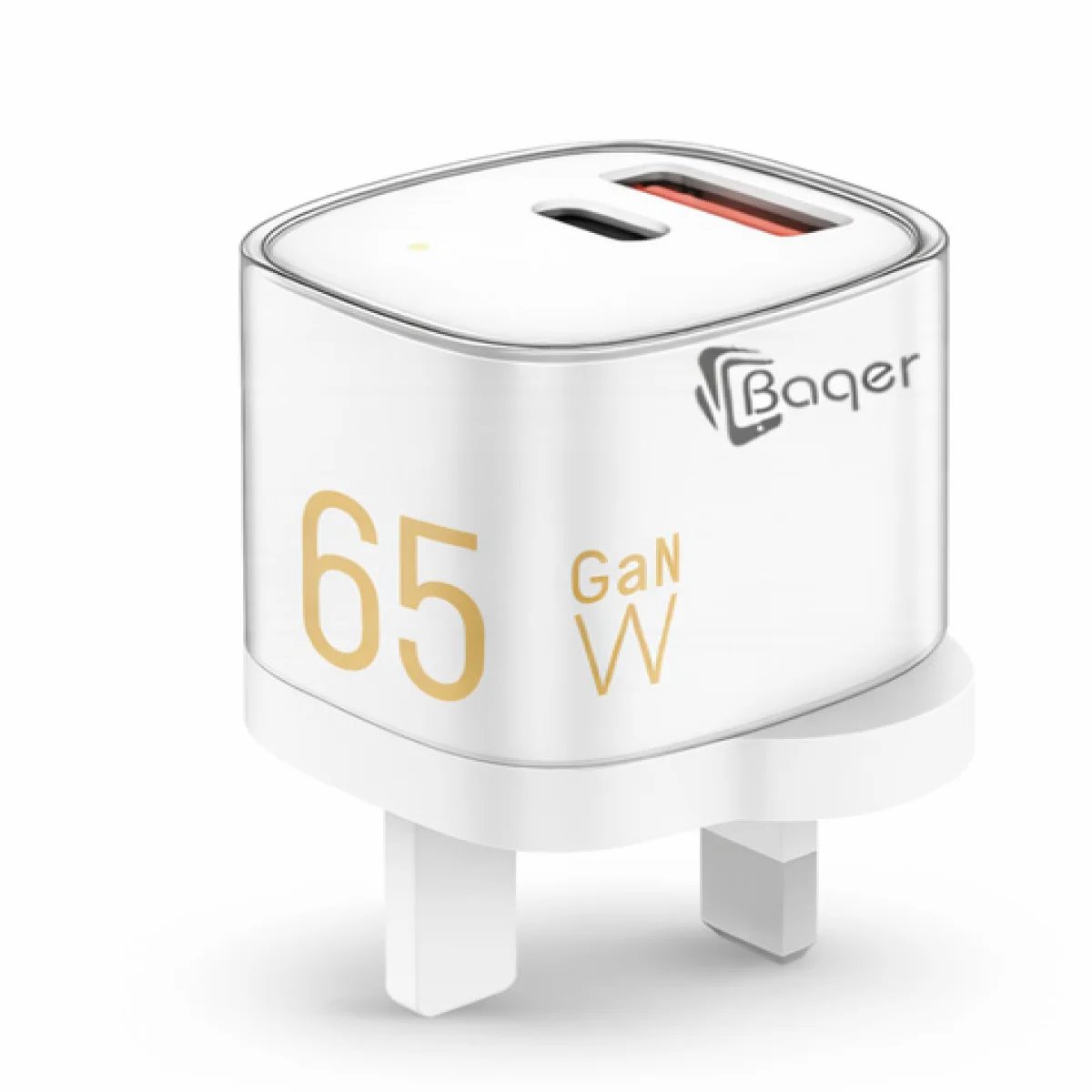 Baqer 65W GaN Super Fast Wall Charger (PD/QC) –BC_341 - صورة 5
