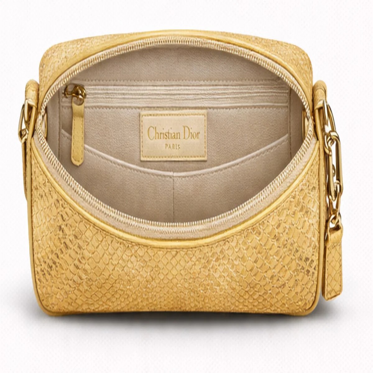 Christian Dior Mini Lady Dior Exotic Leather Bag - صورة 10