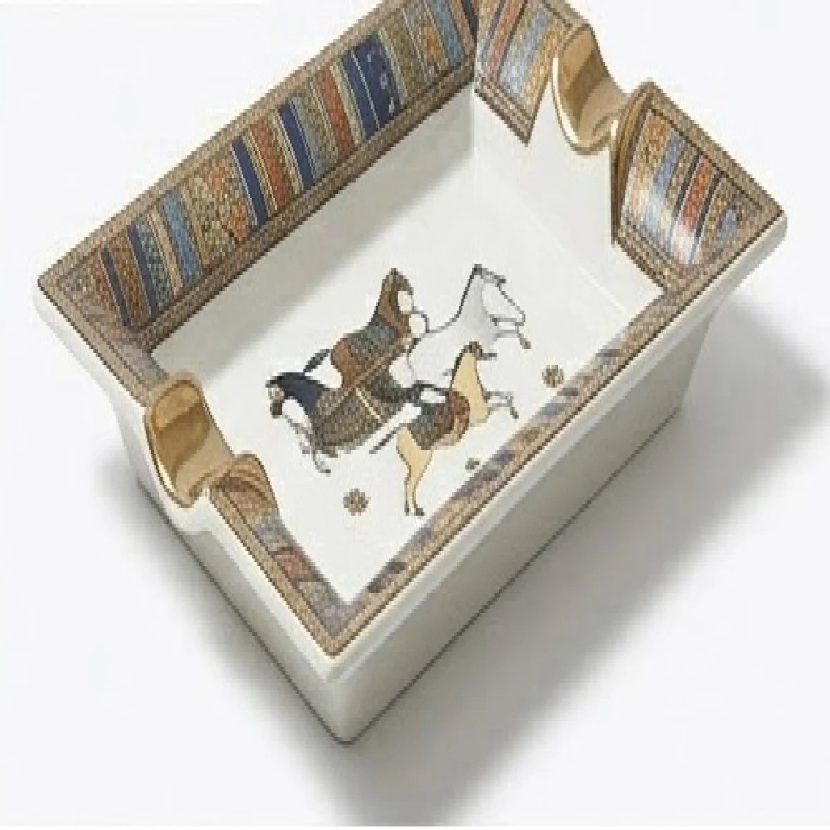 HERMÈS – Luxury Artistic Serving Dish - صورة 2