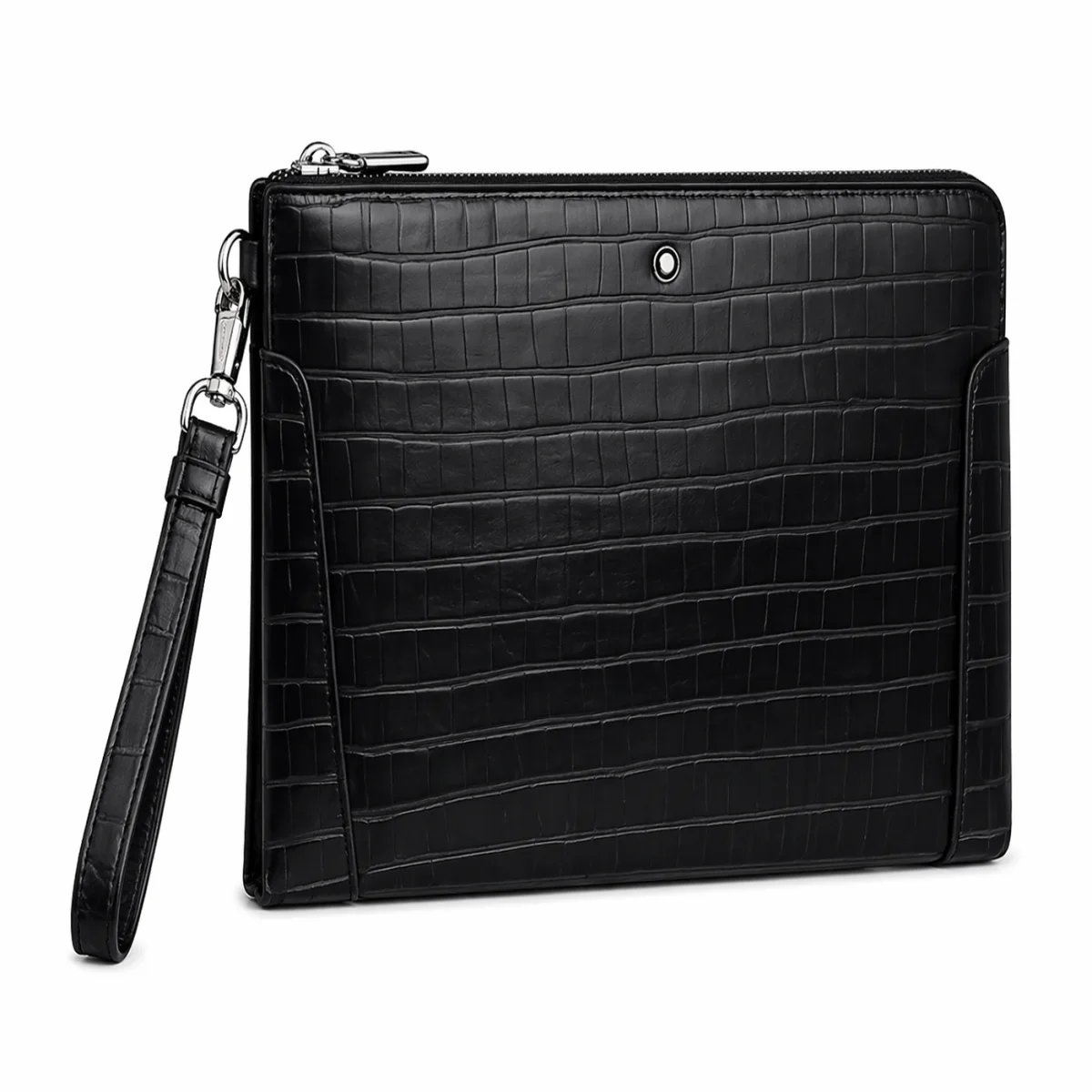 كلتش جلد بنقشة التمساح – ستايل Montblanc - صورة 3