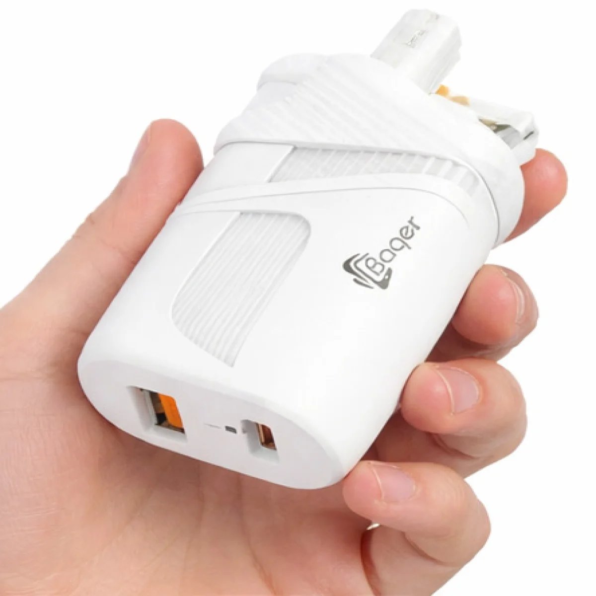 Baqer 25W Fast Wall Charger (USB & PD) –BA_PD03 - صورة 4