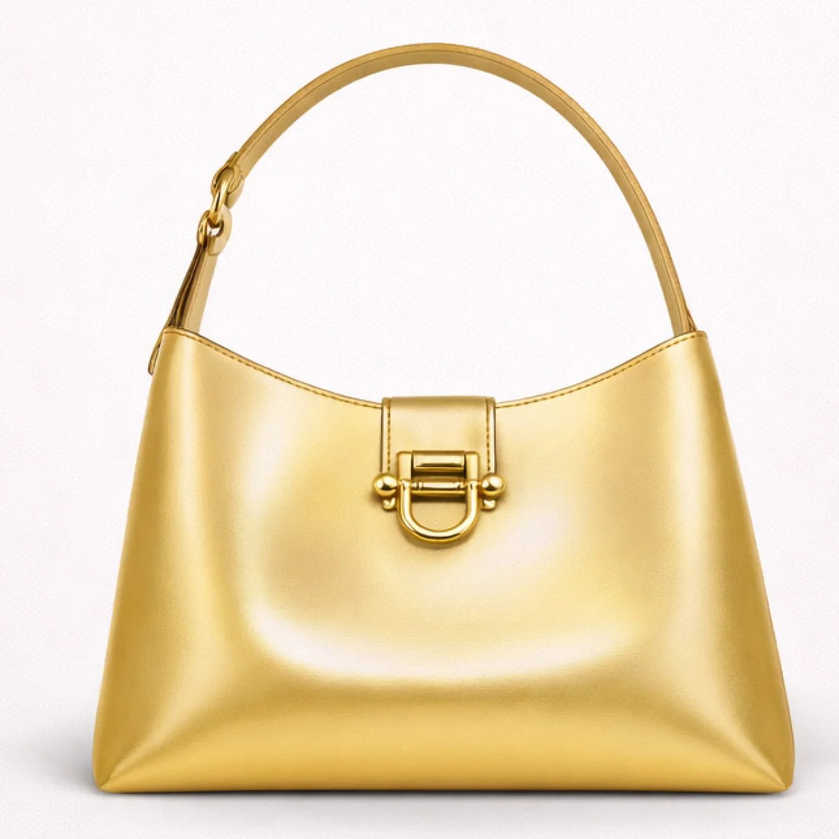 Salvatore Ferragamo Gancini Leather Hobo Bag - صورة 6